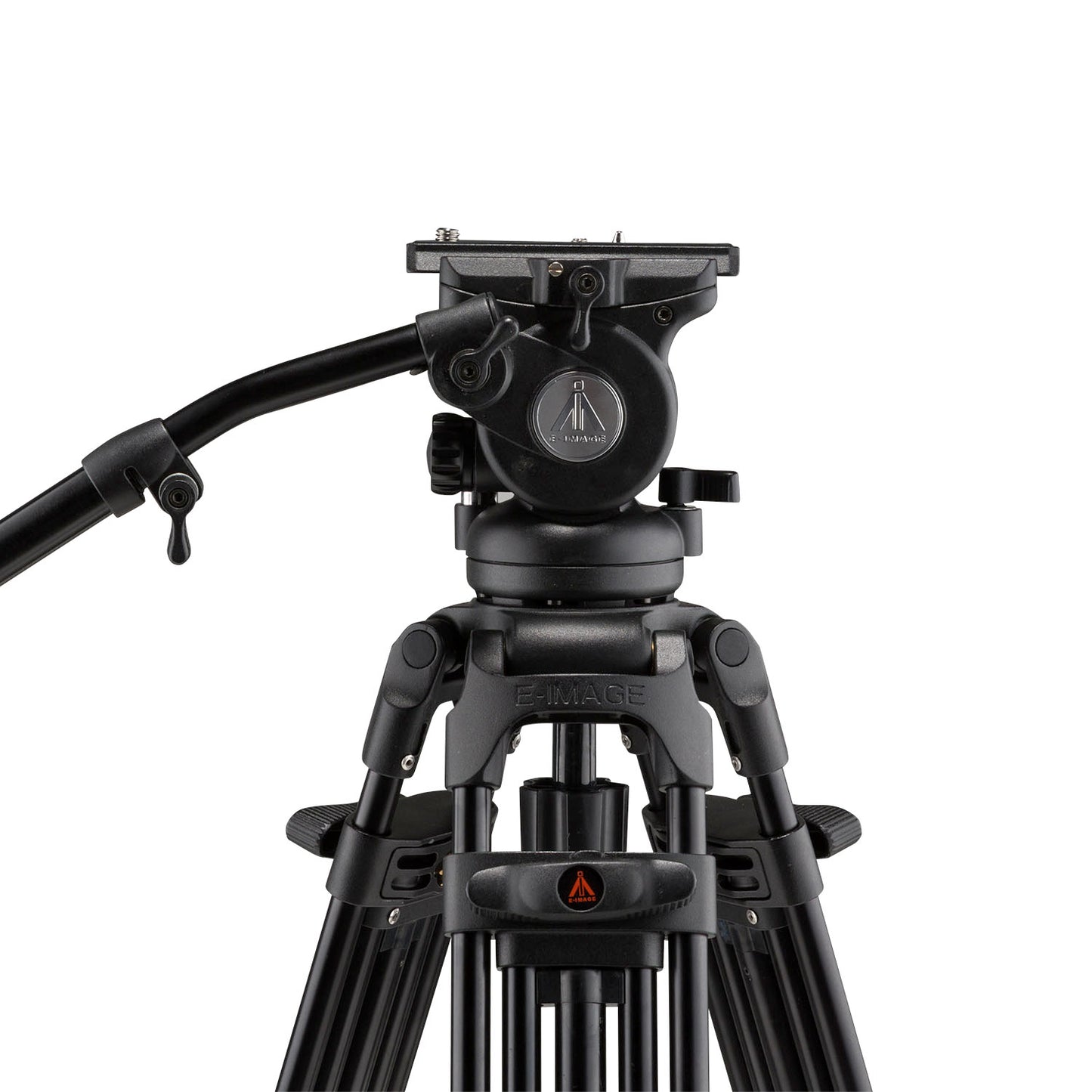 iKan 2-Stage Aluminum Fluid Head Tripod Kit, 15.4 lbs Payload, w/ Counterbalance (E-Image)