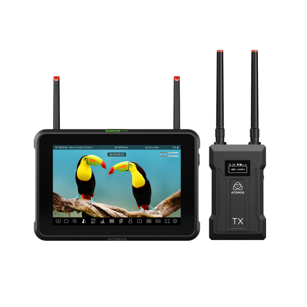 Atomos Shinobi 7 RX Monitor & Receiver + TX Transmitter Bundle