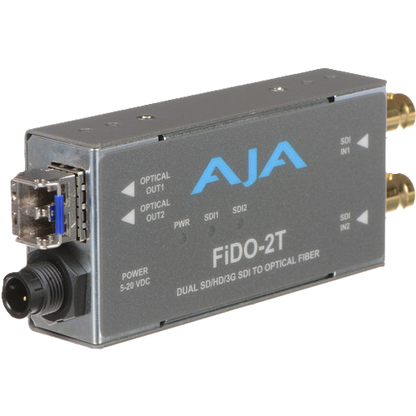 AJA FiDO-2T 2-Channel 3G-SDI to Single-Mode Fiber Transmitter