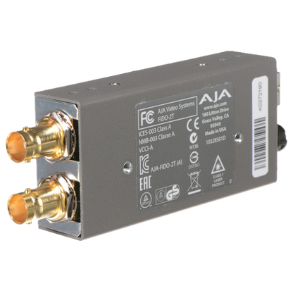 AJA FiDO-2T 2-Channel 3G-SDI to Single-Mode Fiber Transmitter