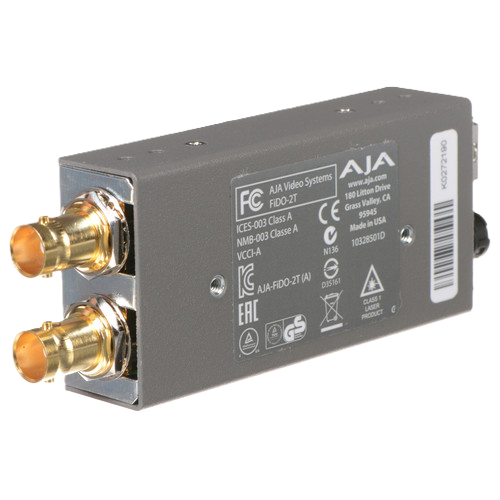 AJA FiDO-2T 2-Channel 3G-SDI to Single-Mode Fiber Transmitter