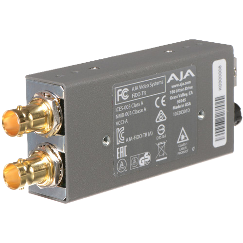 AJA FiDO-TR Single-Channel 3G-SDI / LC Fiber Transceiver