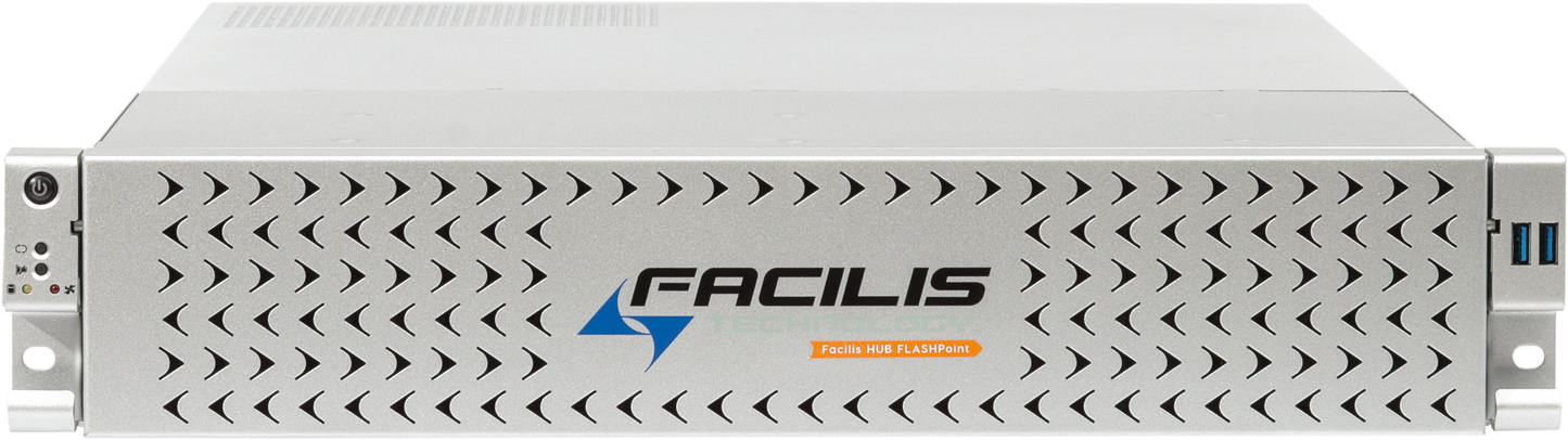 Facilis HUB FLASHPoint 24S - 24TB  System with Unlimited Seats of FastTracker, Smart Access Rules and WANLink Remote Client
