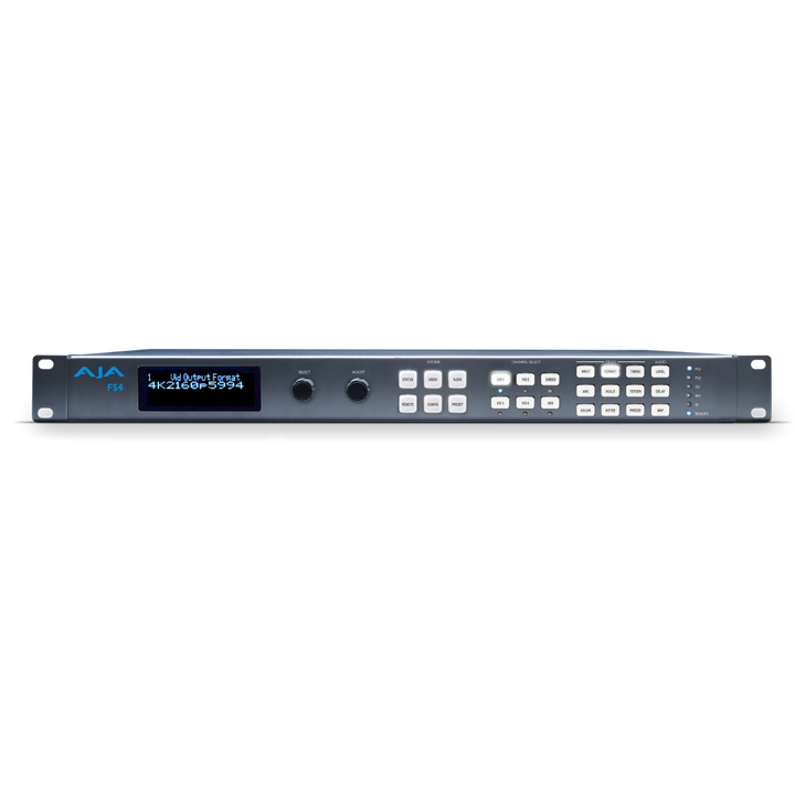 AJA 4-Channel 2K/HD/SD or 1-Channel 4K/UltraHD Frame Sync and Up, Down, Cross-Converter