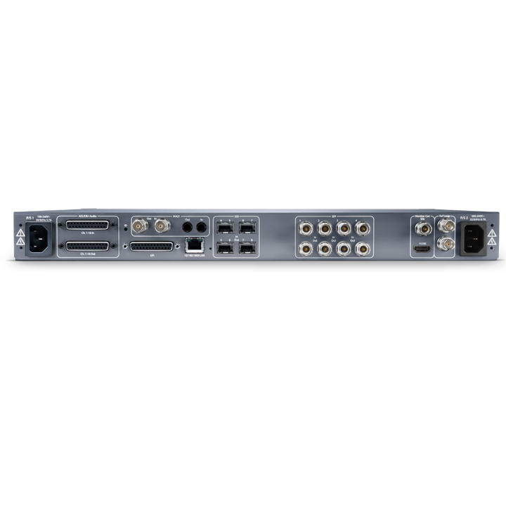 AJA 4-Channel 2K/HD/SD or 1-Channel 4K/UltraHD Frame Sync and Up, Down, Cross-Converter