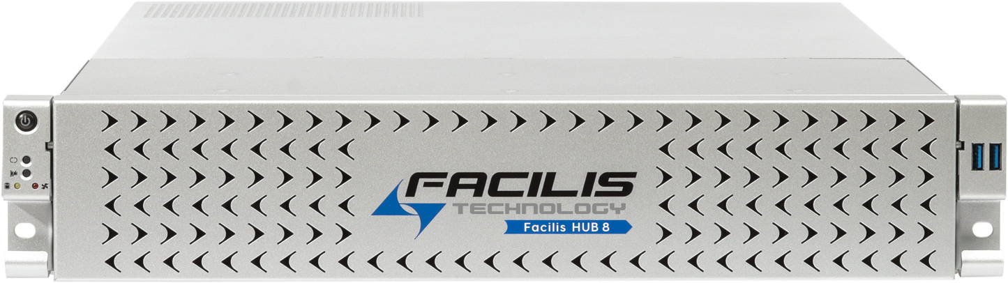 Facilis HUB 8 - 64TB System with Unlimited Seats of FastTracker, Smart Access Rules and WANLink Remote Client