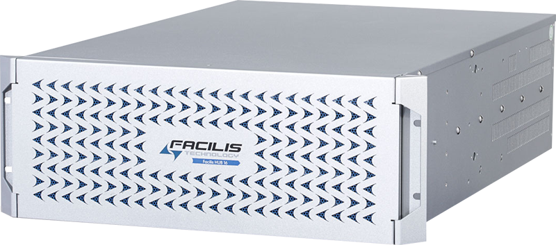 Facilis HUB 16 - 192TB  System with Unlimited Seats of FastTracker, Smart Access Rules and WANLink Remote Client