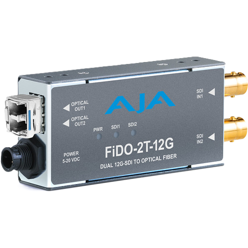 AJA FiDO-2T-12G 2-Channel 12G-SDI Fiber Transmitter