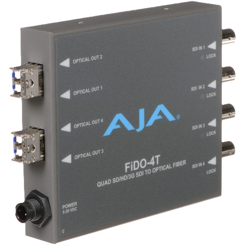AJA FiDO-4T 4-Channel 3G-SDI Fiber Transmitter