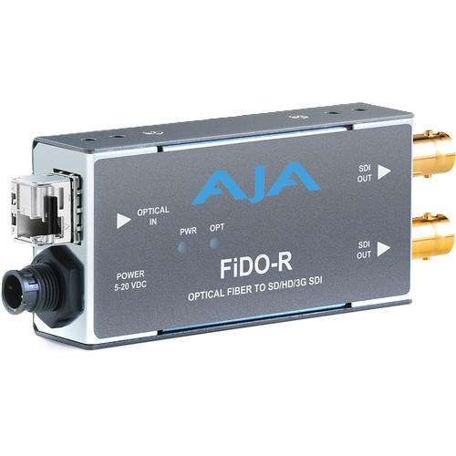 AJA FiDO-R-MM Multi-Mode Fiber to 3G-SDI Receiver