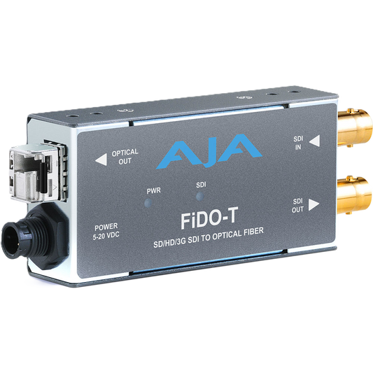 AJA FiDO-T-MM 3G-SDI to Multi-Mode Fiber Transmitter