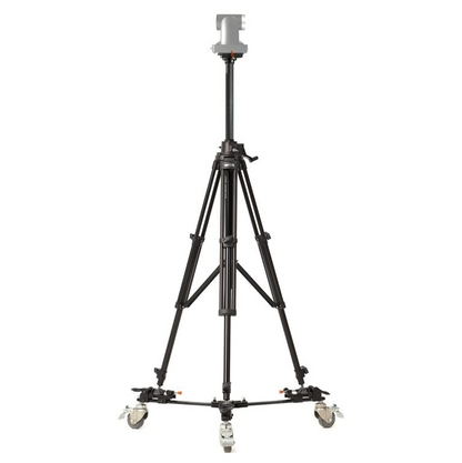 Ikan Aluminum Tripod, Dolly, Geared Center Column, & Quick Release Plate for PTZ Cameras