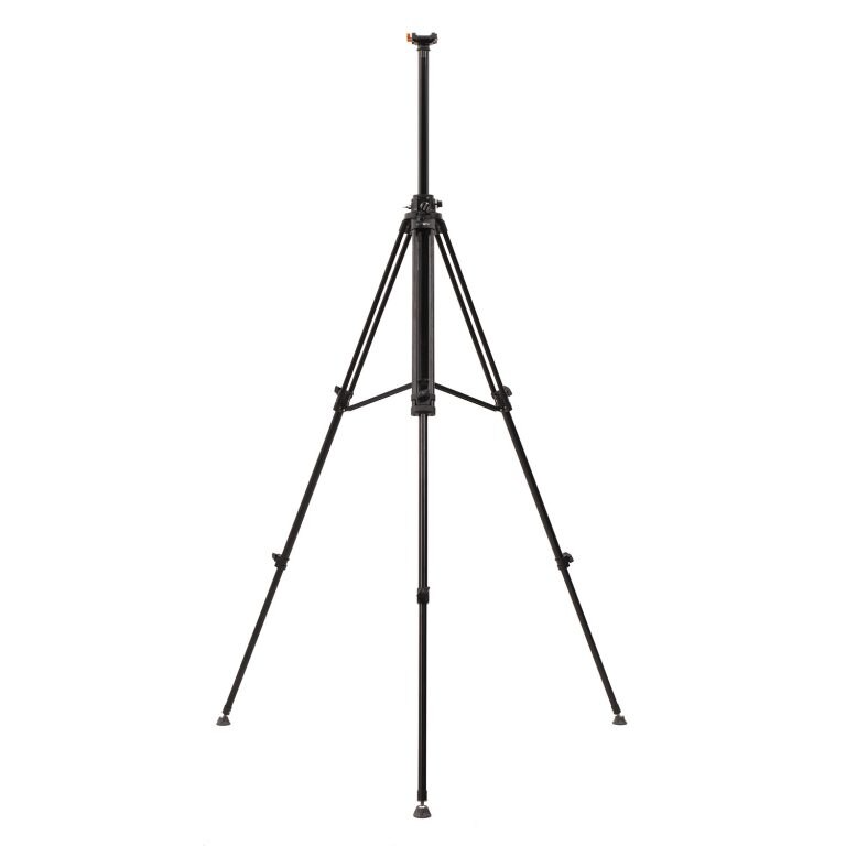 Ikan Aluminum Tripod, Dolly, Geared Center Column, & Quick Release Plate for PTZ Cameras
