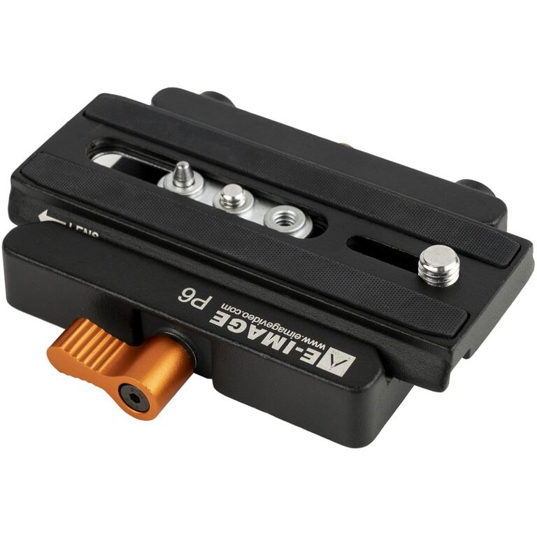 Ikan Aluminum Tripod, Dolly, Geared Center Column, & Quick Release Plate for PTZ Cameras
