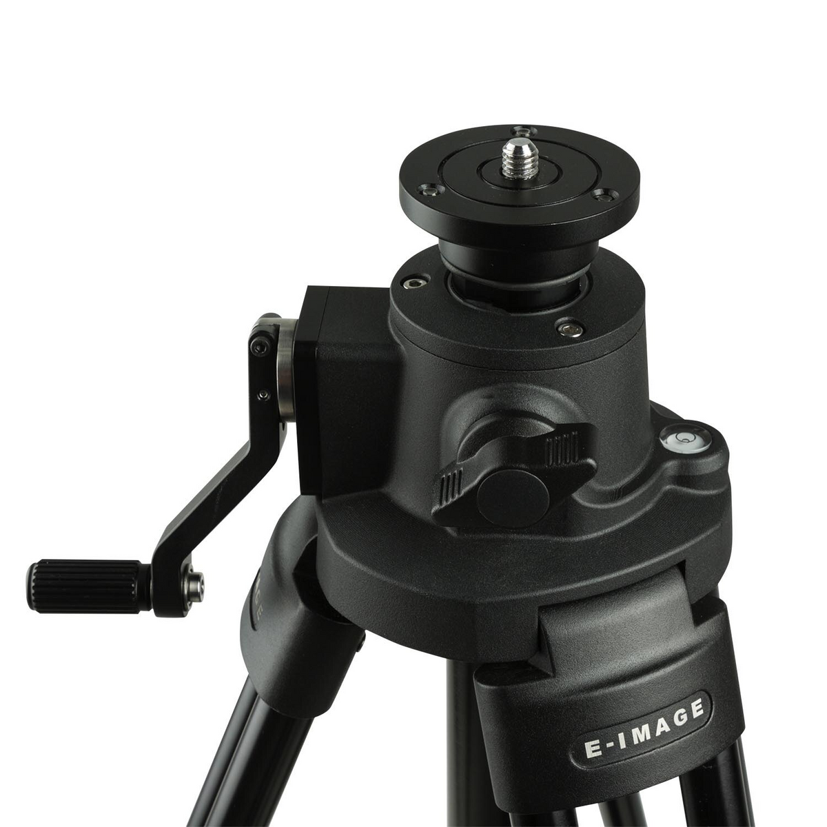 Ikan Aluminum Tripod, Dolly, Geared Center Column, & Quick Release Plate for PTZ Cameras