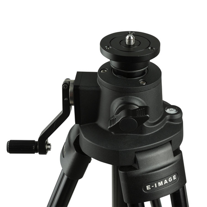 Ikan Aluminum Tripod, Dolly, Geared Center Column, & Quick Release Plate for PTZ Cameras