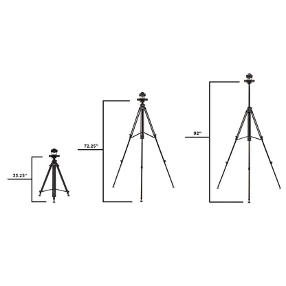 Ikan GA230-PTZ Aluminum Tripod with Rising Center Column and Quick Release Plate for PTZ Cameras