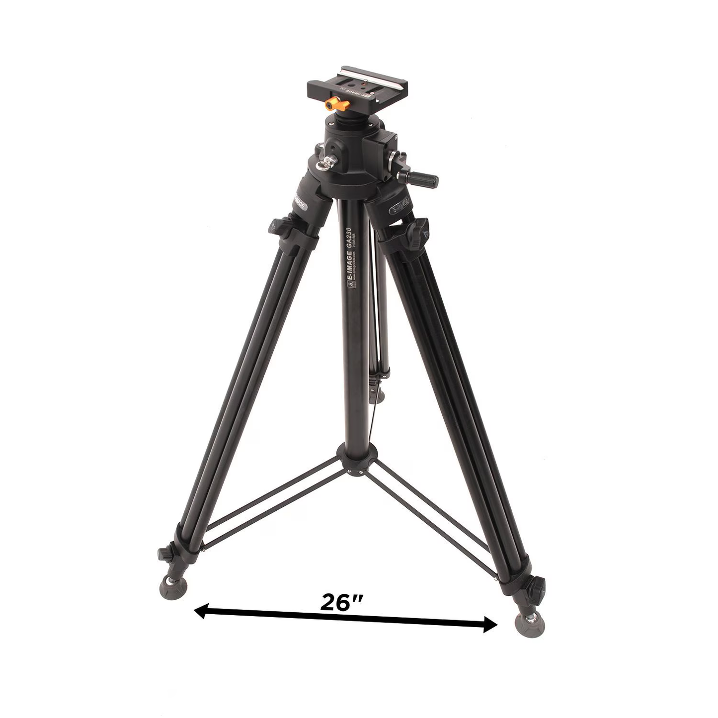 Ikan GA230-PTZ Aluminum Tripod with Rising Center Column and Quick Release Plate for PTZ Cameras