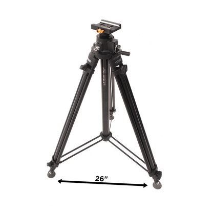 Ikan GA230-PTZ Aluminum Tripod with Rising Center Column and Quick Release Plate for PTZ Cameras