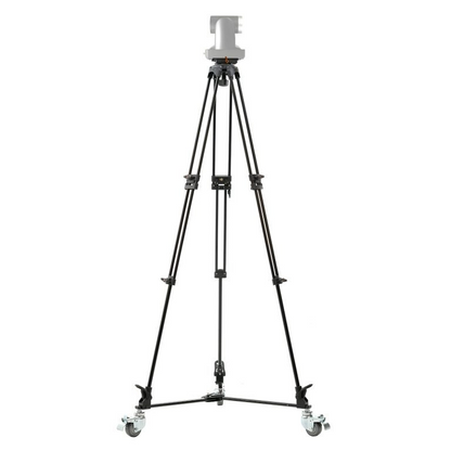 Ikan Aluminum Tripod, Dolly, 75mm Flat Base, & Quick Release Plate for PTZ Cameras