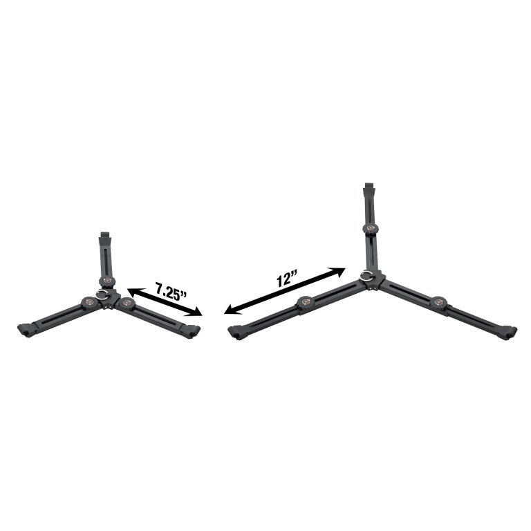 Ikan Aluminum Tripod, Dolly, 75mm Flat Base, & Quick Release Plate for PTZ Cameras
