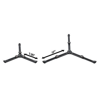Ikan Aluminum Tripod, Dolly, 75mm Flat Base, & Quick Release Plate for PTZ Cameras