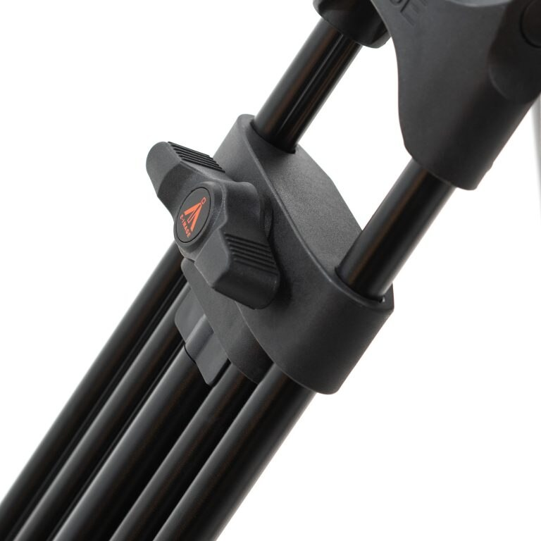 Ikan Aluminum Tripod, Dolly, 75mm Flat Base, & Quick Release Plate for PTZ Cameras