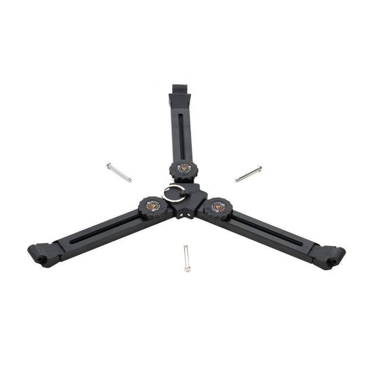 Ikan Aluminum Tripod, Dolly, 75mm Flat Base, & Quick Release Plate for PTZ Cameras