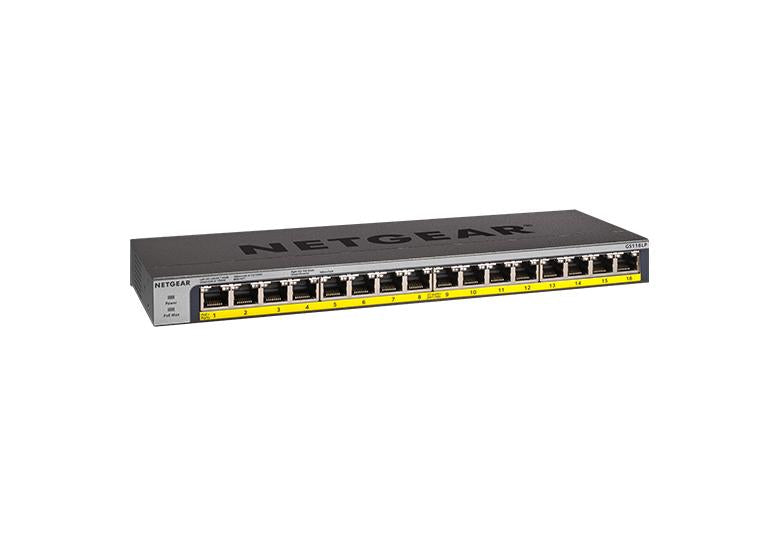 NETGEAR 16-Port Gigabit Ethernet PoE+ Unmanaged Switch