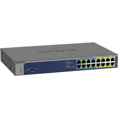 NETGEAR GS516UP 16-Port Gigabit Ethernet High-Power PoE+ Unmanaged Switch with 8-Ports PoE++ (380W)