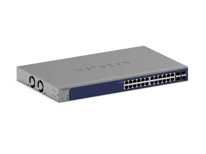 NETGEAR GS728TX 24-Port Gigabit Smart Switch w/optional Remote/Cloud Management and 4 SFP+ Ports