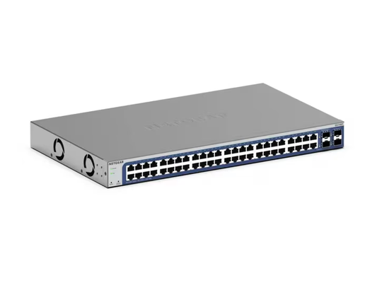 NETGEAR GS748T 48-Port Gigabit Ethernet Smart Switch With 2 Copper/SFP Combo Ports and 2 Dedicated SFP Ports