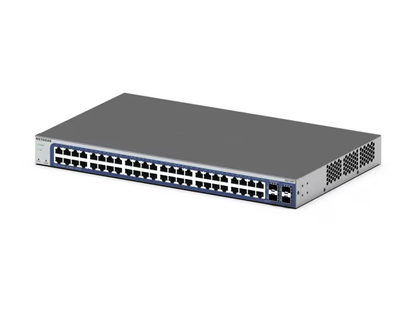 NETGEAR GS748T 48-Port Gigabit Ethernet Smart Switch With 2 Copper/SFP Combo Ports and 2 Dedicated SFP Ports