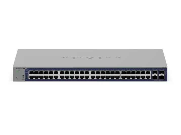 NETGEAR GS752TX 48-Port Gigabit Smart Switch w/optional Remote/Cloud Management and 4 SFP+ Ports