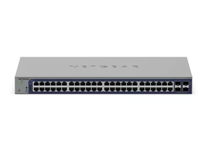 NETGEAR GS752TX 48-Port Gigabit Smart Switch w/optional Remote/Cloud Management and 4 SFP+ Ports