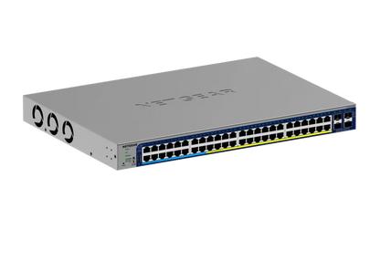 NETGEAR GS752TXUP 48-Port Gigabit PoE+ and PoE++ Smart Switch w/optional Remote/Cloud Management and 4 SFP+ Ports (640W)