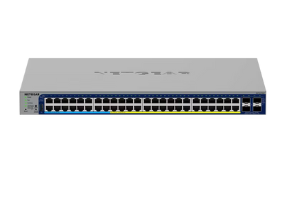 NETGEAR GS752TXUP 48-Port Gigabit PoE+ and PoE++ Smart Switch w/optional Remote/Cloud Management and 4 SFP+ Ports (640W)