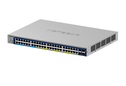 NETGEAR GS752TXUP 48-Port Gigabit PoE+ and PoE++ Smart Switch w/optional Remote/Cloud Management and 4 SFP+ Ports (640W)