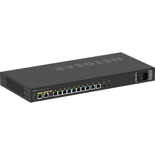 Netgear | AV Line M4250 GSM4212UX 8-Port Gigabit PoE++ Compliant Managed AV Switch with SFP+ (720W)