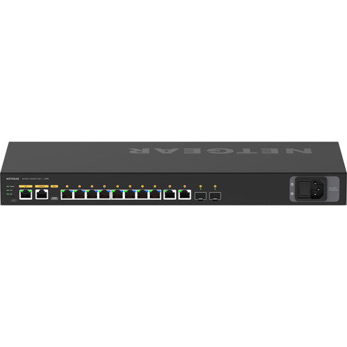 Netgear | AV Line M4250 GSM4212UX 8-Port Gigabit PoE++ Compliant Managed AV Switch with SFP+ (720W)