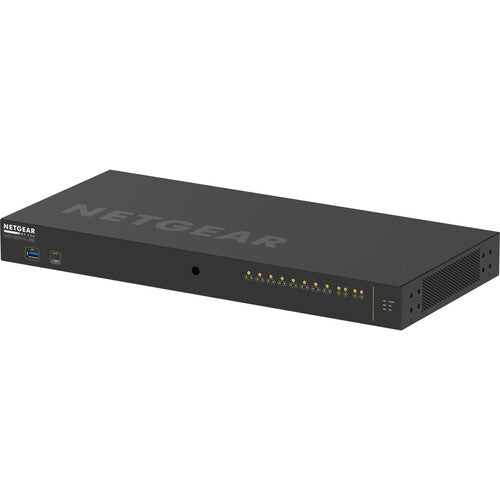 Netgear | AV Line M4250 GSM4212UX 8-Port Gigabit PoE++ Compliant Managed AV Switch with SFP+ (720W)