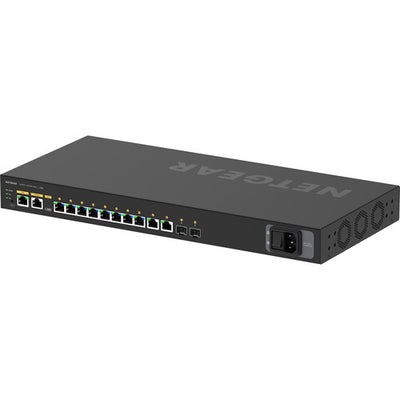 Netgear | AV Line M4250 GSM4212UX 8-Port Gigabit PoE++ Compliant Managed AV Switch with SFP+ (720W)