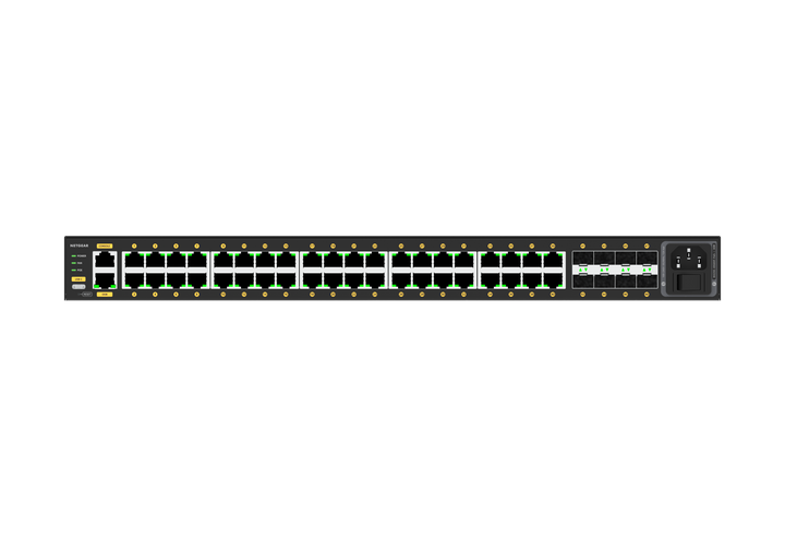 NETGEAR AV Line M4250-40G8XF-PoE+ (GSM4248PX) 40x1G PoE+ 960W and 8xSFP+ Managed Switch (TAA Compliant)