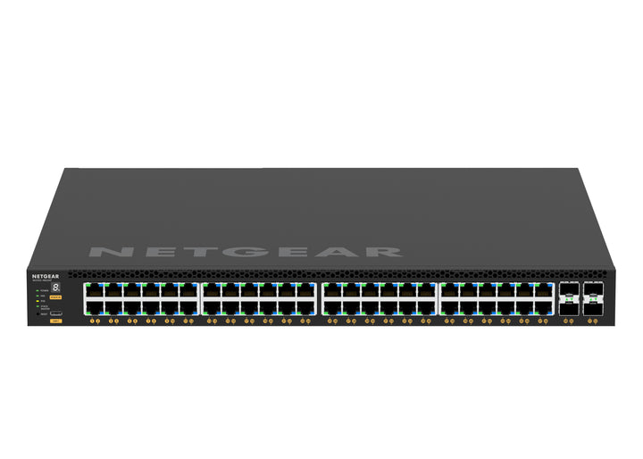 NETGEAR M4350 GSM4352 52-Port 48x1G PoE+ (236W base, up to 1,440W) and 4xSFP+ Managed Switch