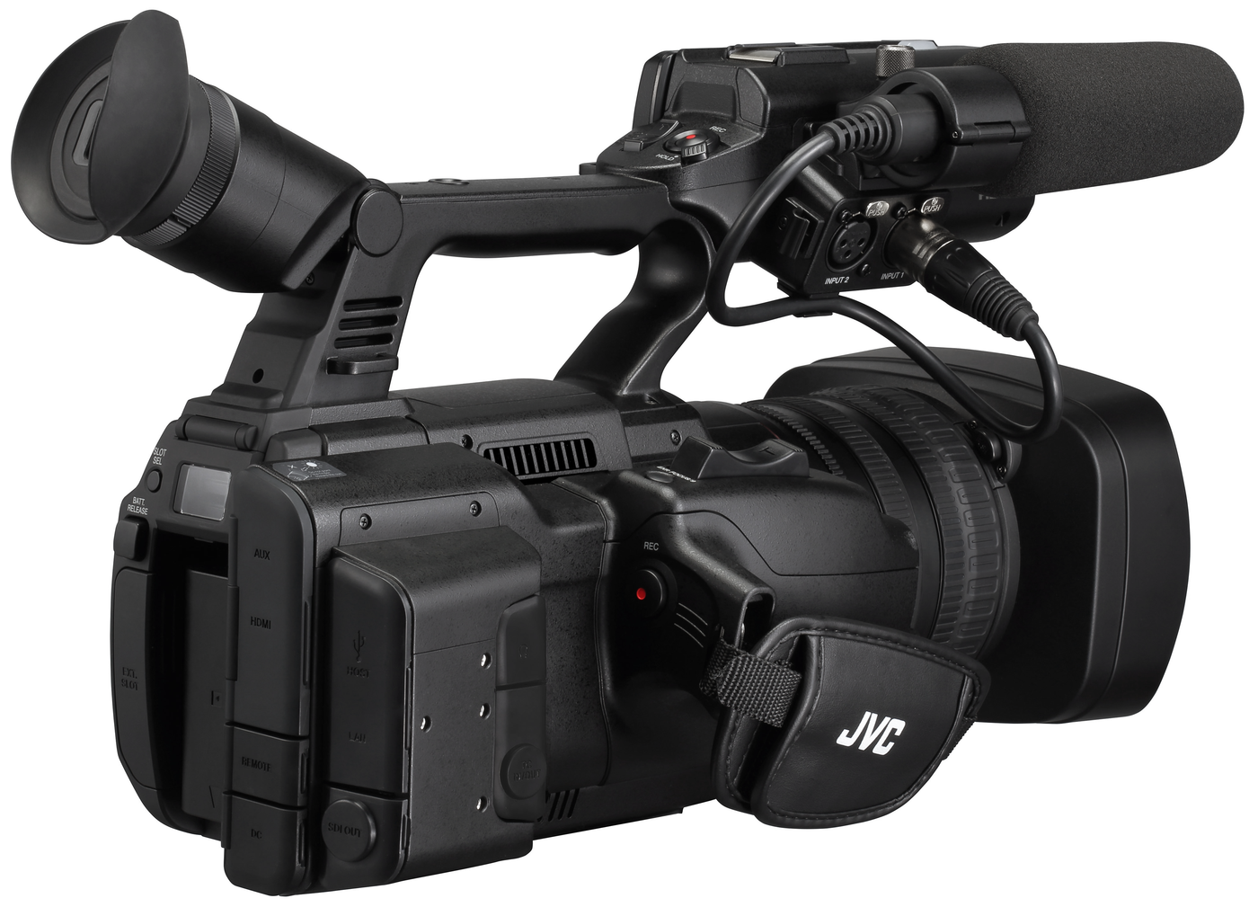 JVC Professional GY-HC500UN CONNECTED CAM Handheld 4K 1-Inch Camcorder with NDI®|HX
