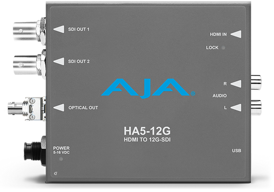 AJA HA5 HDMI 2.0 to 12G-SDI Converter