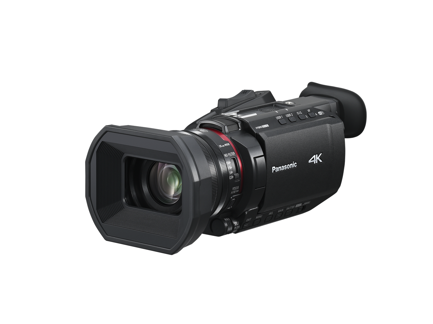 Panasonic X1600 4K Pro Camcorder with 24X Optical Zoom with Livestream