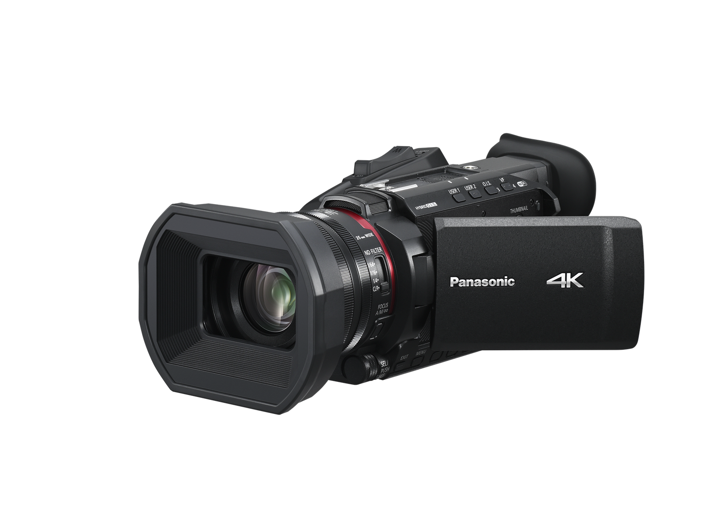 Panasonic X1600 4K Pro Camcorder with 24X Optical Zoom with Livestream