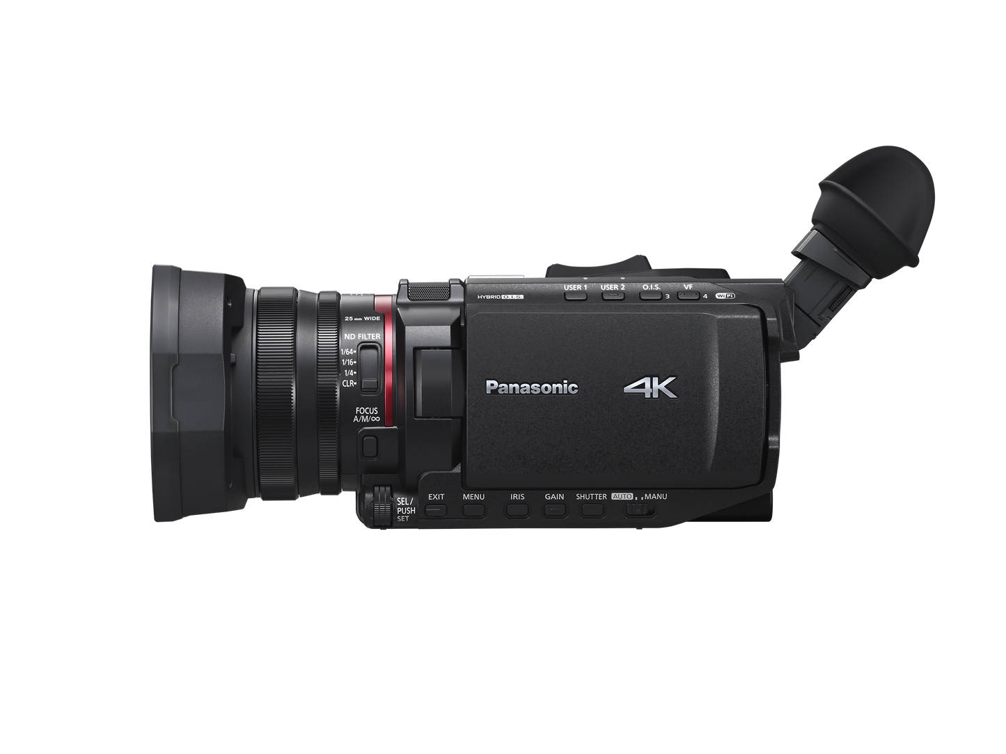 Panasonic X1600 4K Pro Camcorder with 24X Optical Zoom with Livestream