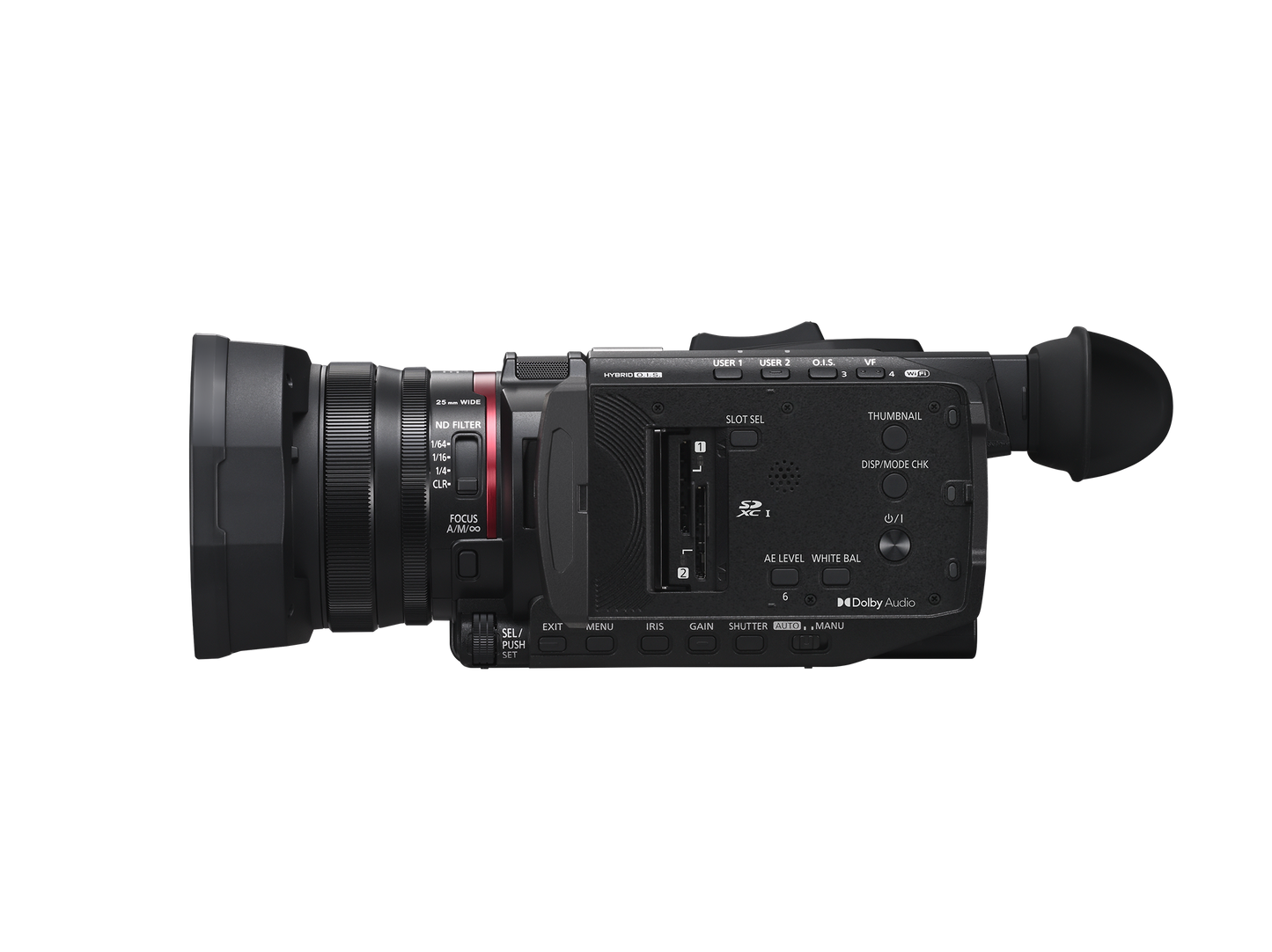 Panasonic X1600 4K Pro Camcorder with 24X Optical Zoom with Livestream
